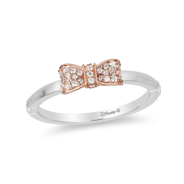 14K White Gold .80ctw CZ Diamonique Bow Tie Ring – Upscale Consignment